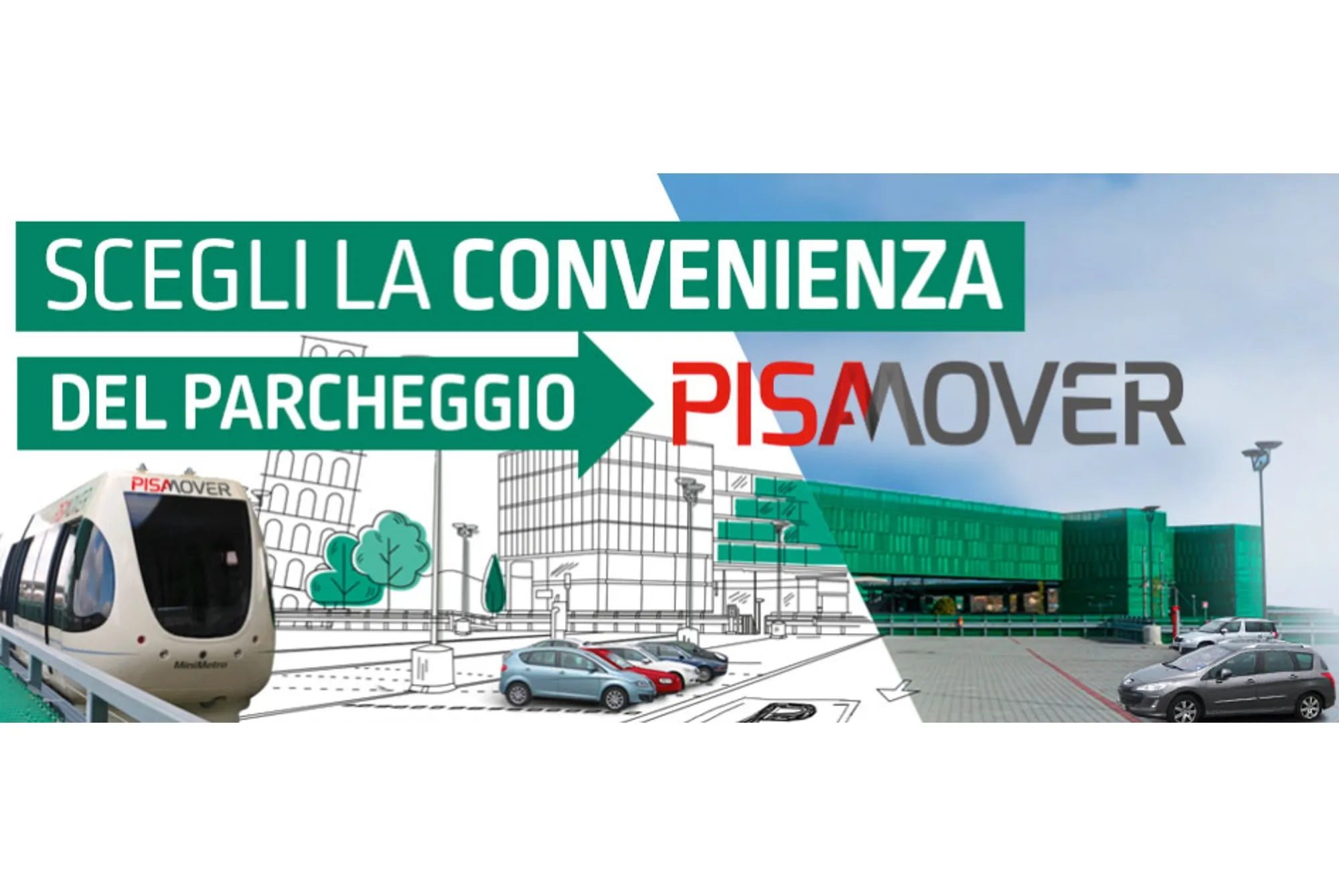 Parking Aurelia Pisamover (Paga in parcheggio) - Parcheggio Aeroporto Pisa - picture 1